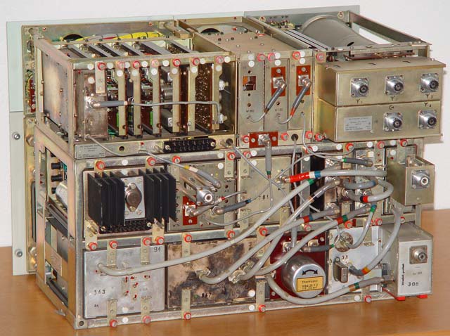 EKV 13 Kurzwellenempfänger - das Chassis - Rückansicht